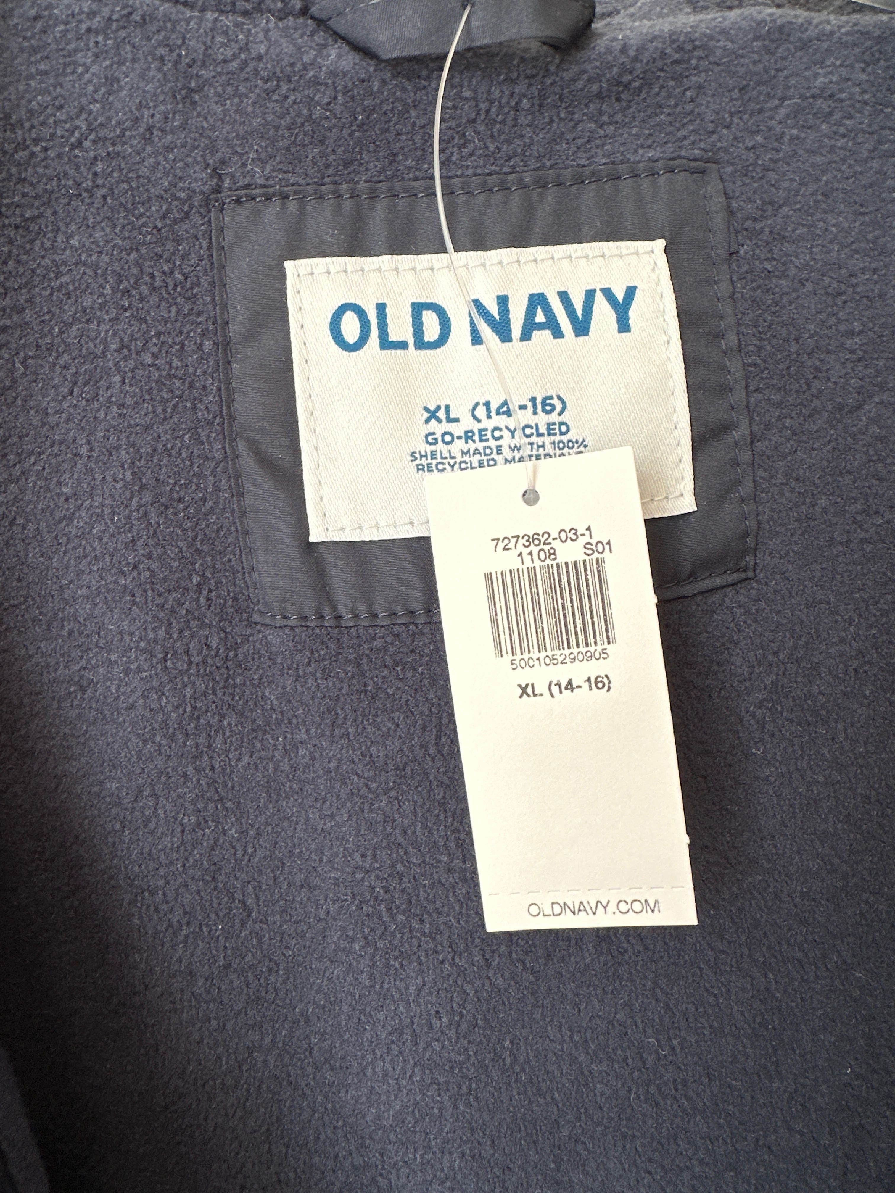 Стильна куртка американського бренду OLD NAVY темно-синього кольору