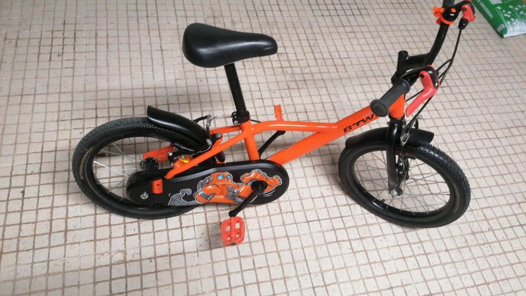 Bicicleta b-twin criança robot 500