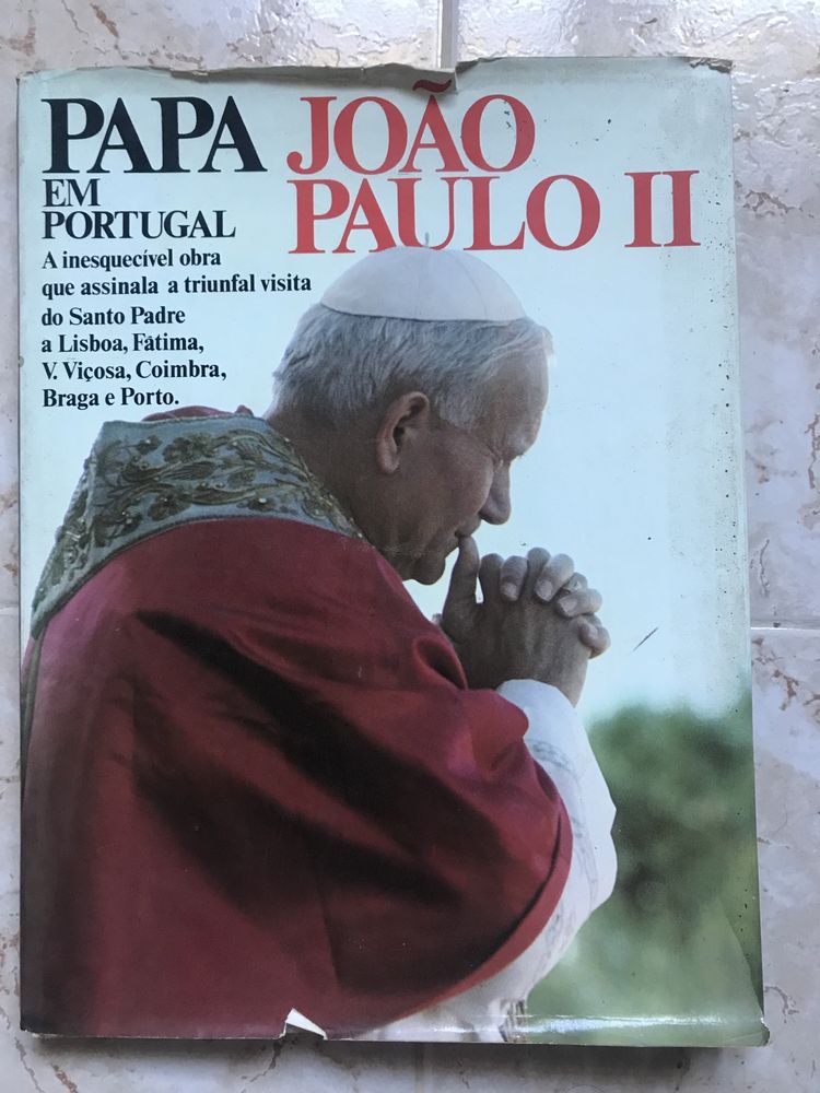 Livro Papa João Paulo ll em Portugal 1982