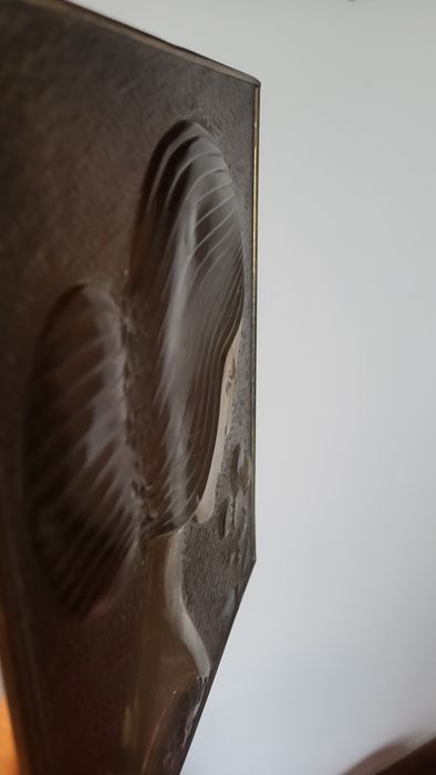 Картина из металла. Картина ссср картина с девушкой