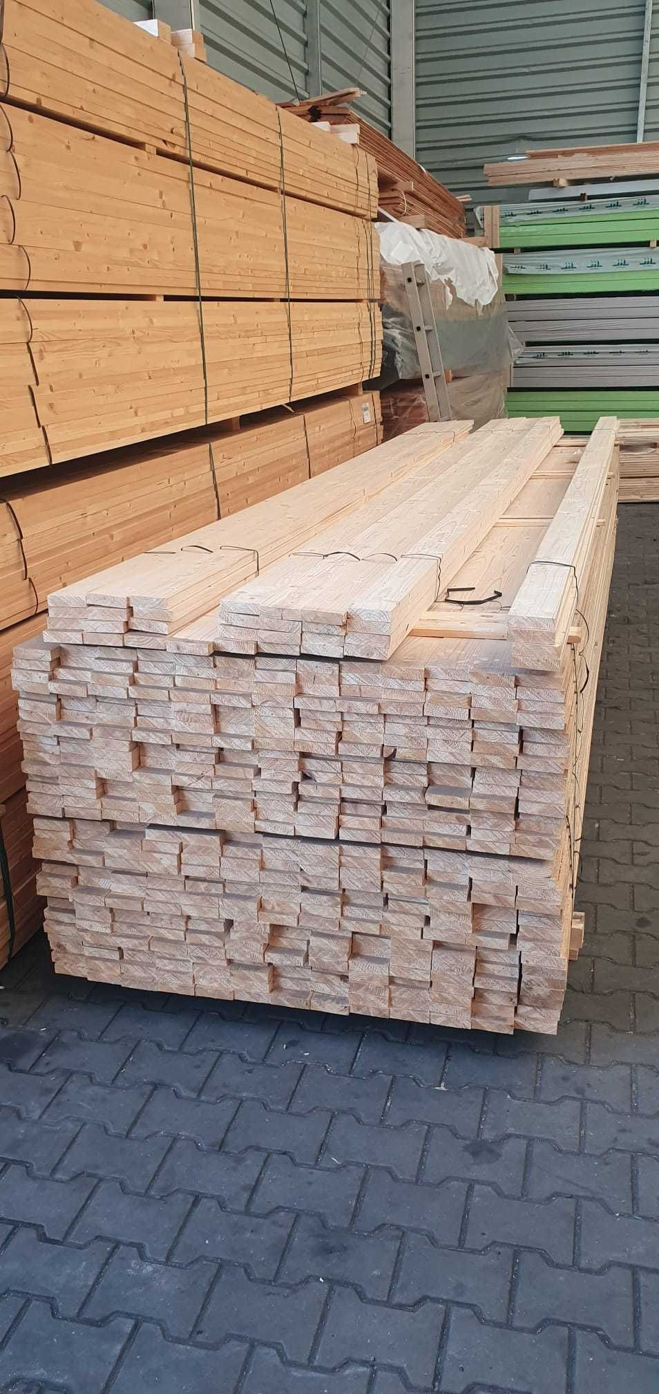 24x90 łata sucha kontra świerk AB pod blache na rąbek
