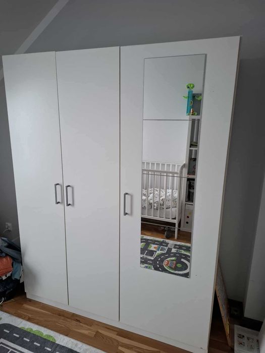 IKEA - szafa 3-drzwiowa 140x180 z lustrem