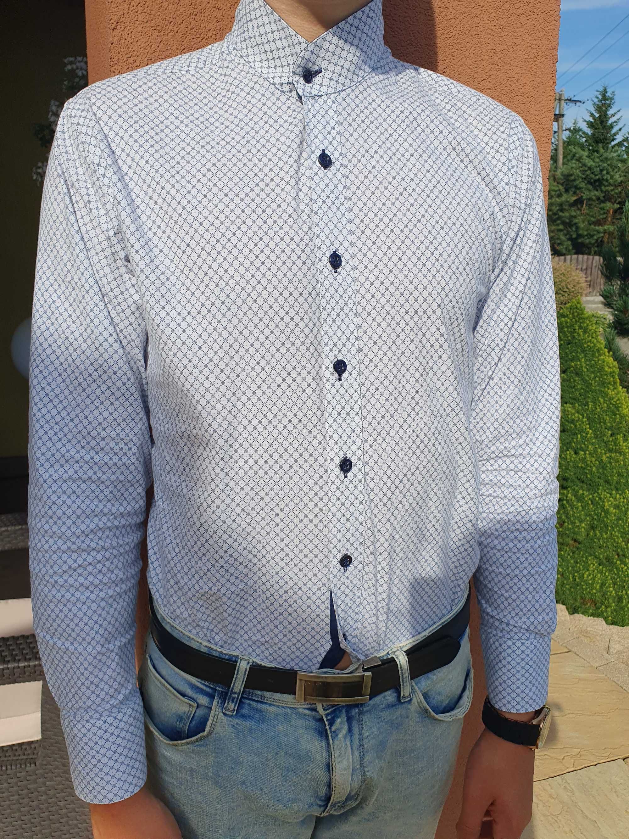 Koszula męska L Daniel Rosso slim fit