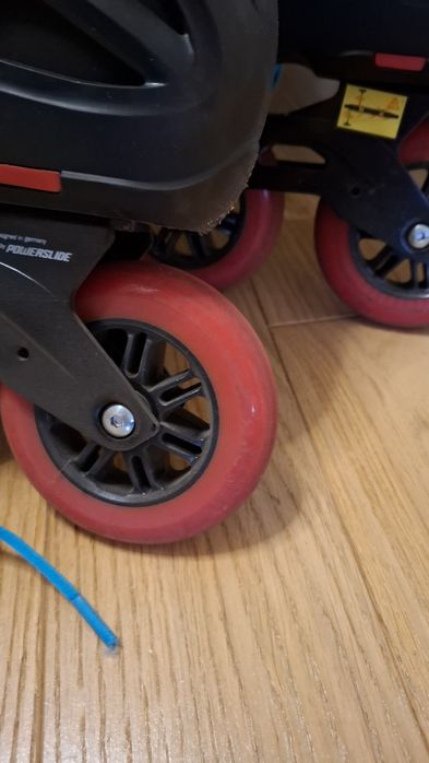 Prawie nowe rolki Powerslide Imperial Black Red 110