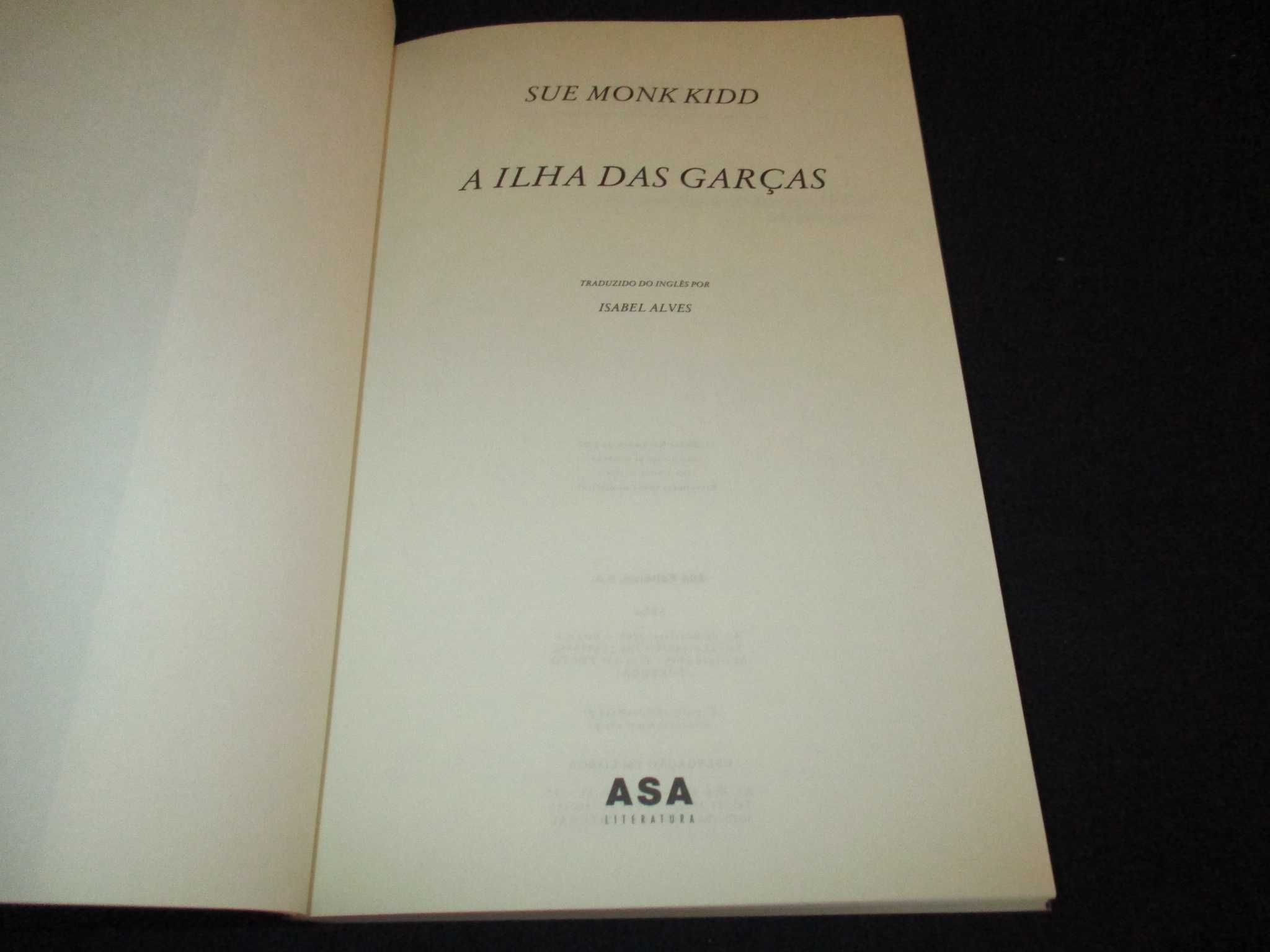 Livro A ilha das Garças Sue Monk Kidd