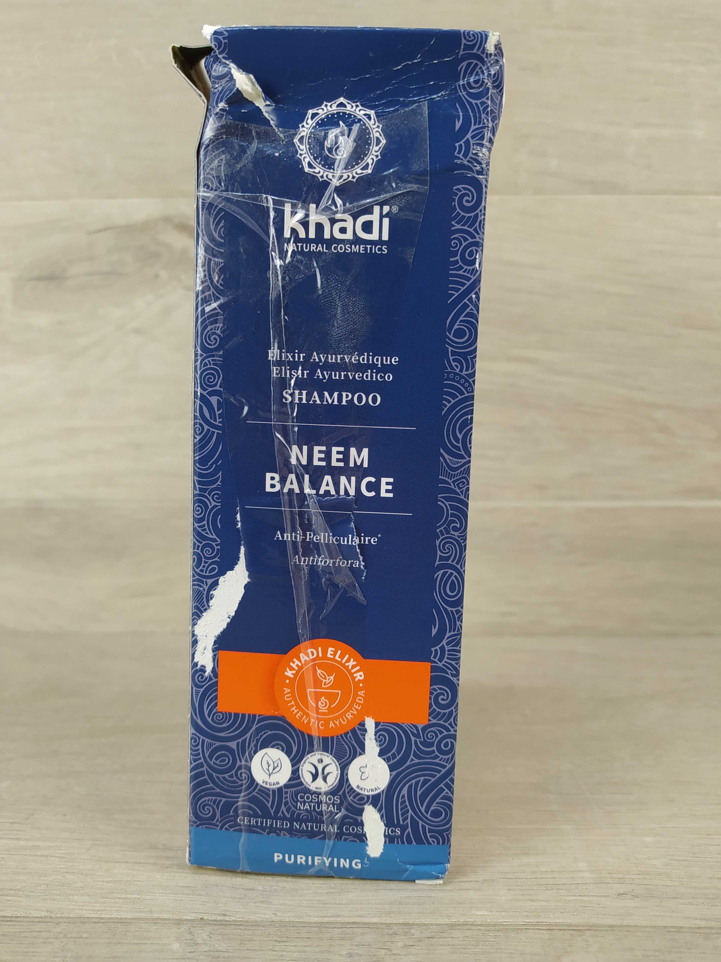 khadi NEEM BALANCE Szampon ajurwedyjski Przeciwłupieżowy 200 ml