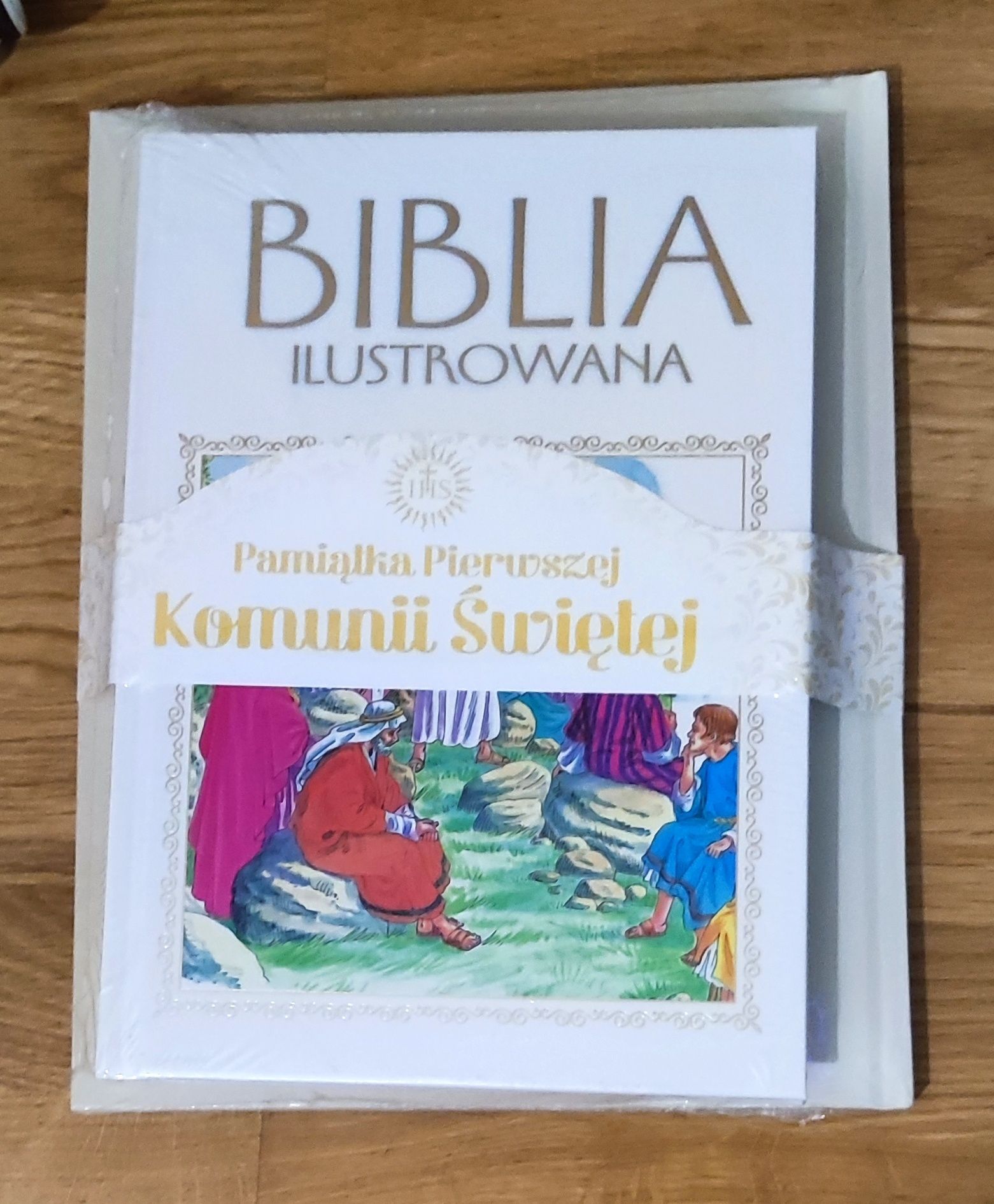 2 Pak Biblia dla dzieci i Pamiątka I Komunii Świętej