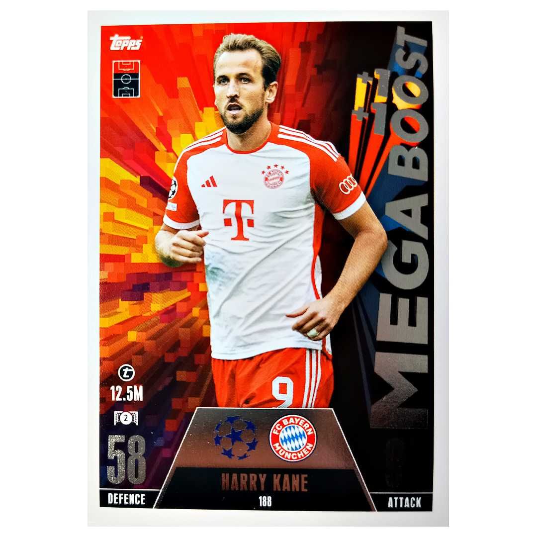 Karta Topps Match Attax Extra 2023-24 Harry Kane 188 Mega Boost