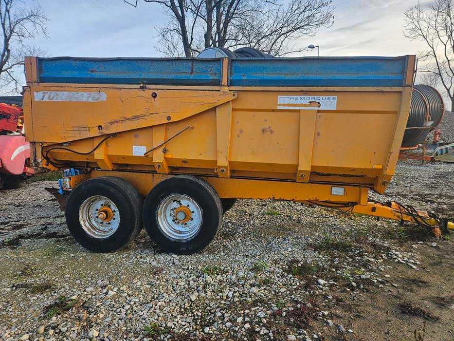 Przyczepa tandem wywrotka, skorupowa