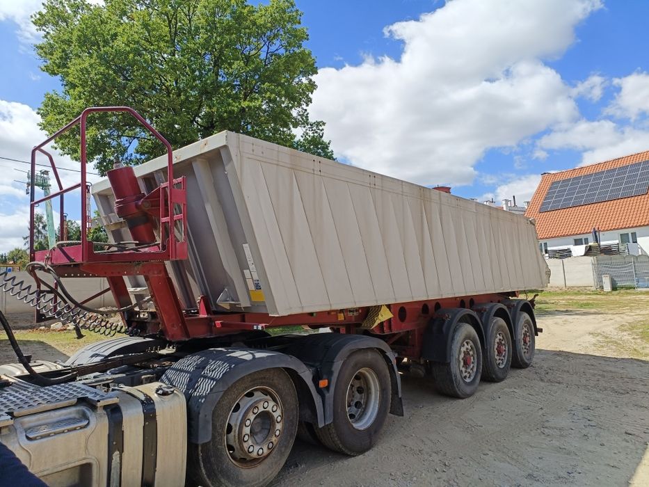 Naczepa wywrotka Kempf aluminiowa waga 5140kg z Niemiec
