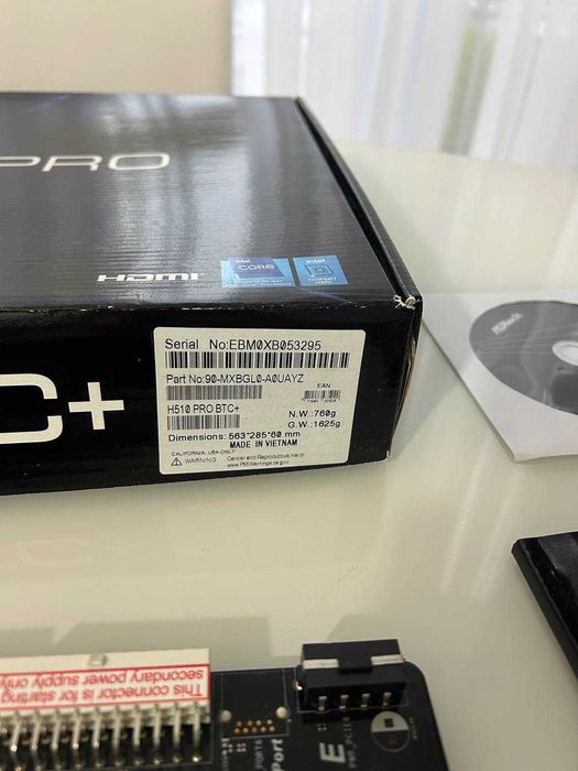 Материнська плата ASRock H510 Pro BTC+ Стан Нової