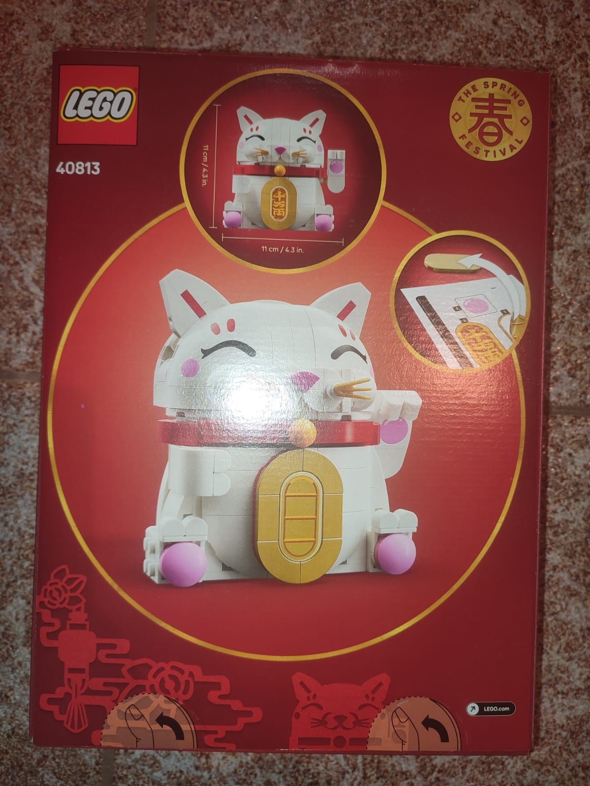 Nowe LEGO 40813 - Japoński kot szczęścia
