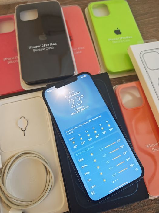 iPhone 12 Pro Max 128GB Azul em Bom estado, Aceito Retomas
