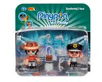 PinyPon Action zestaw 2 figurek policjant i podróżnik