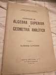 Livro antigo Álgebra e Geometria (1950)