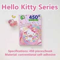 Книга с наклейками 450 штук Sanrio Anime Hello Kitty кавайные