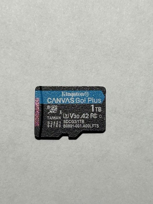 Карта пам'яті Kingston microSDXC Canvas Go! Plus 1TB Class 10
