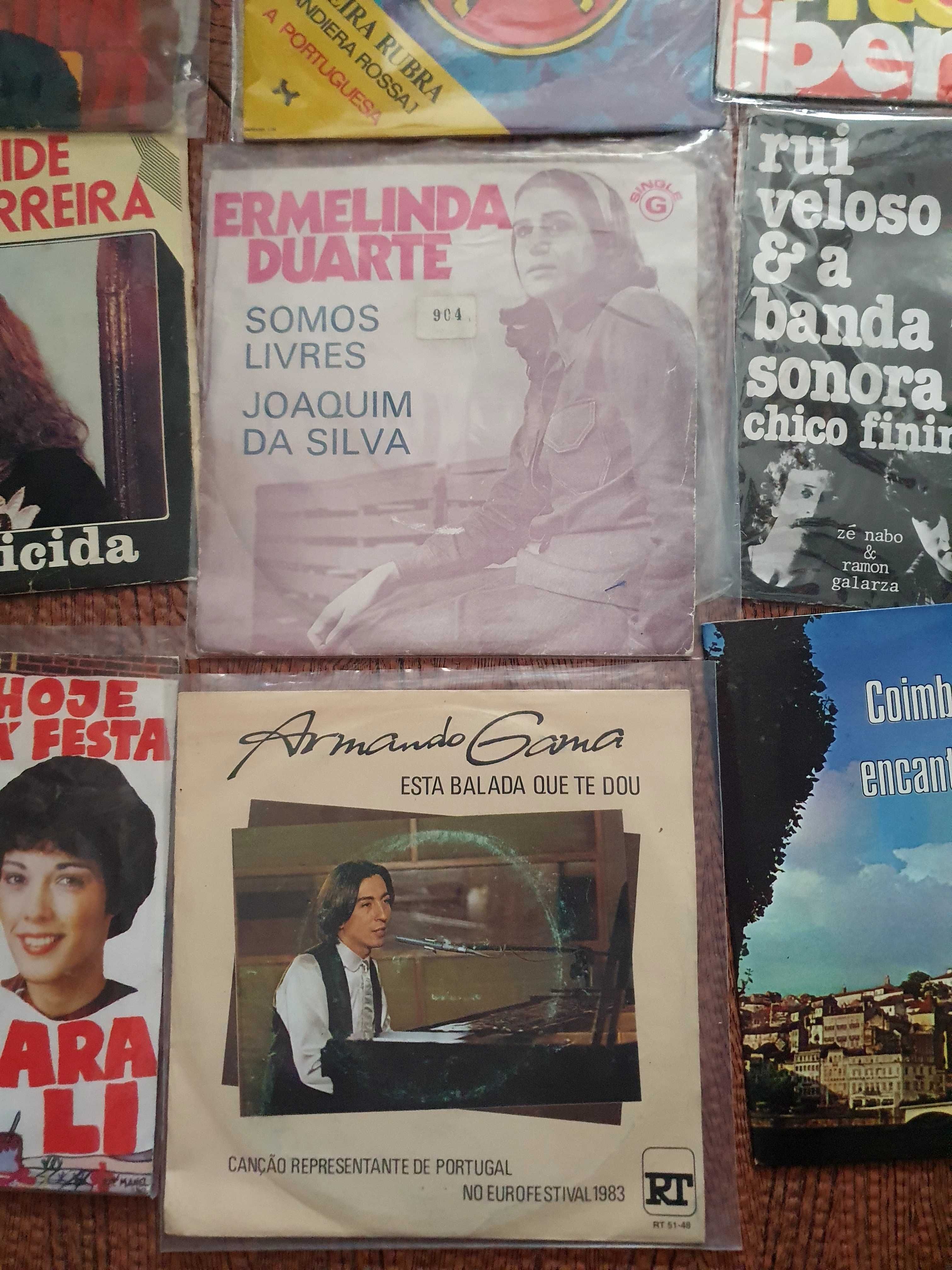 Lote Singles  jose Afonso  Adelaide Ferreira  rui Veloso  como novos