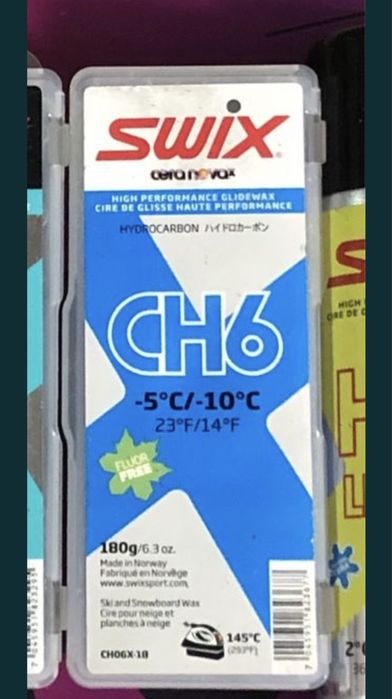 Swix CH6 -5/ -10. Парафін