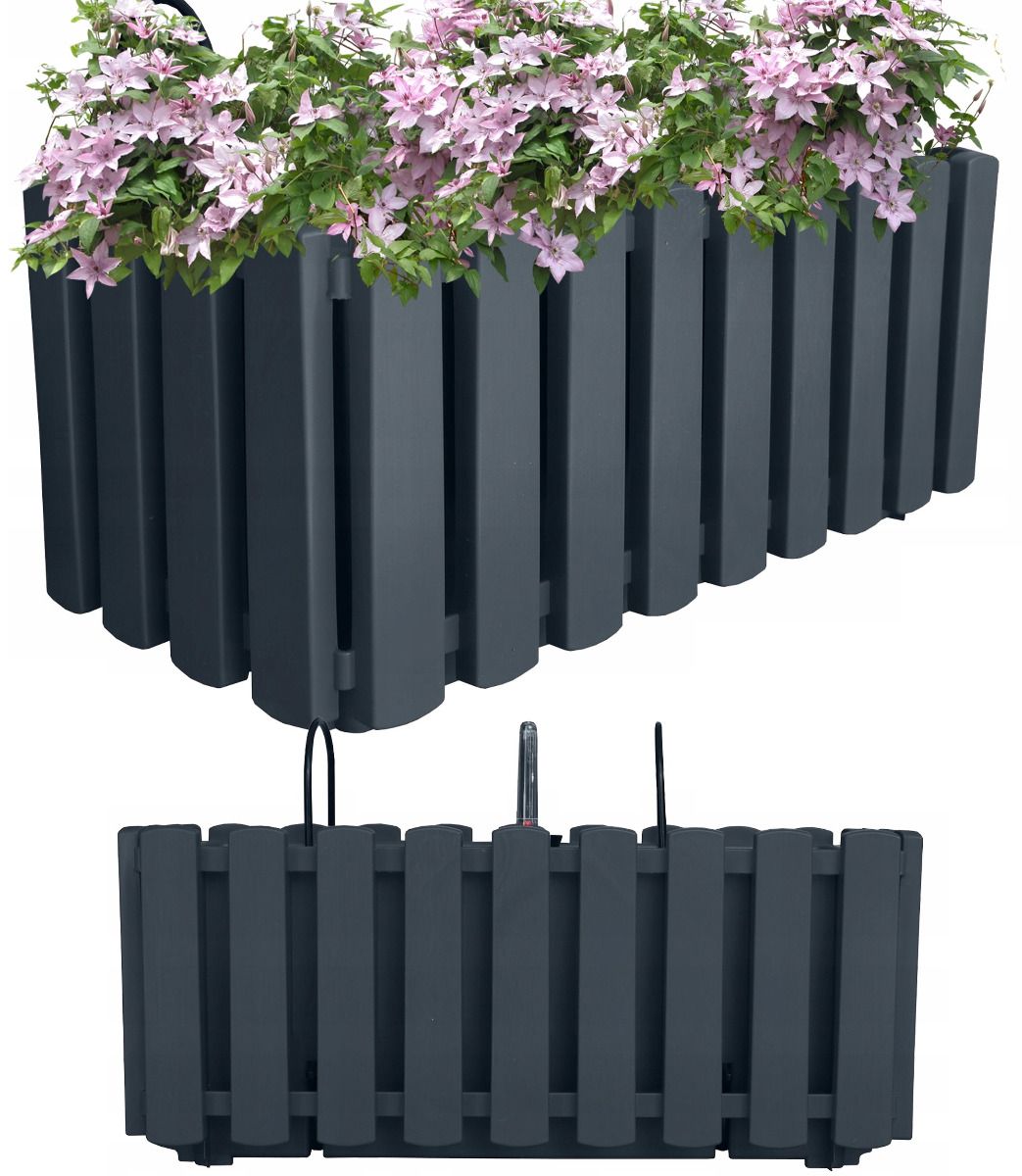 ddef400w-s433 skrzynka balkonowa doniczka 38cm z uchwyta