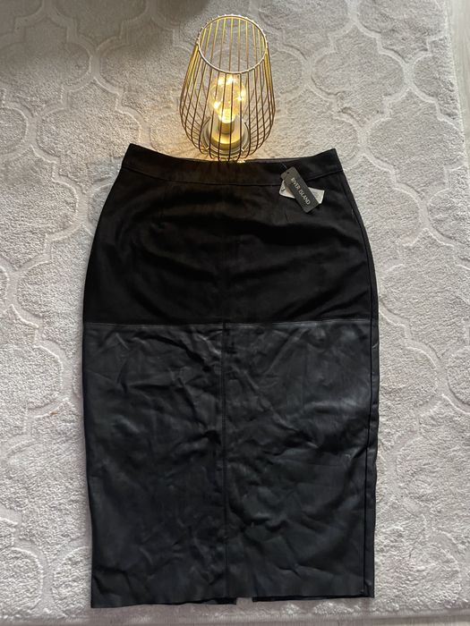 Nowa spódnica River Island - r. 36 S czarna na zamek