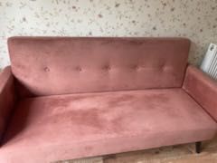 Kanapa sofa różowa