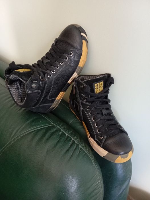 Шкіряні з утепленням термо,як нові,р.35