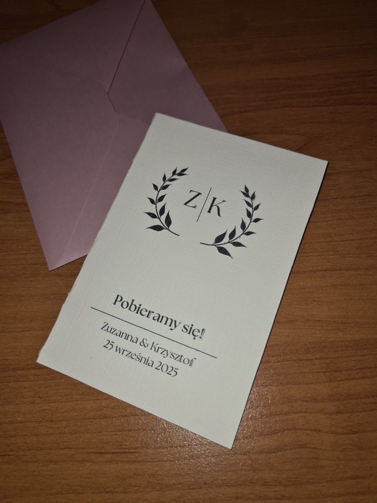 Zaproszenie ślubne