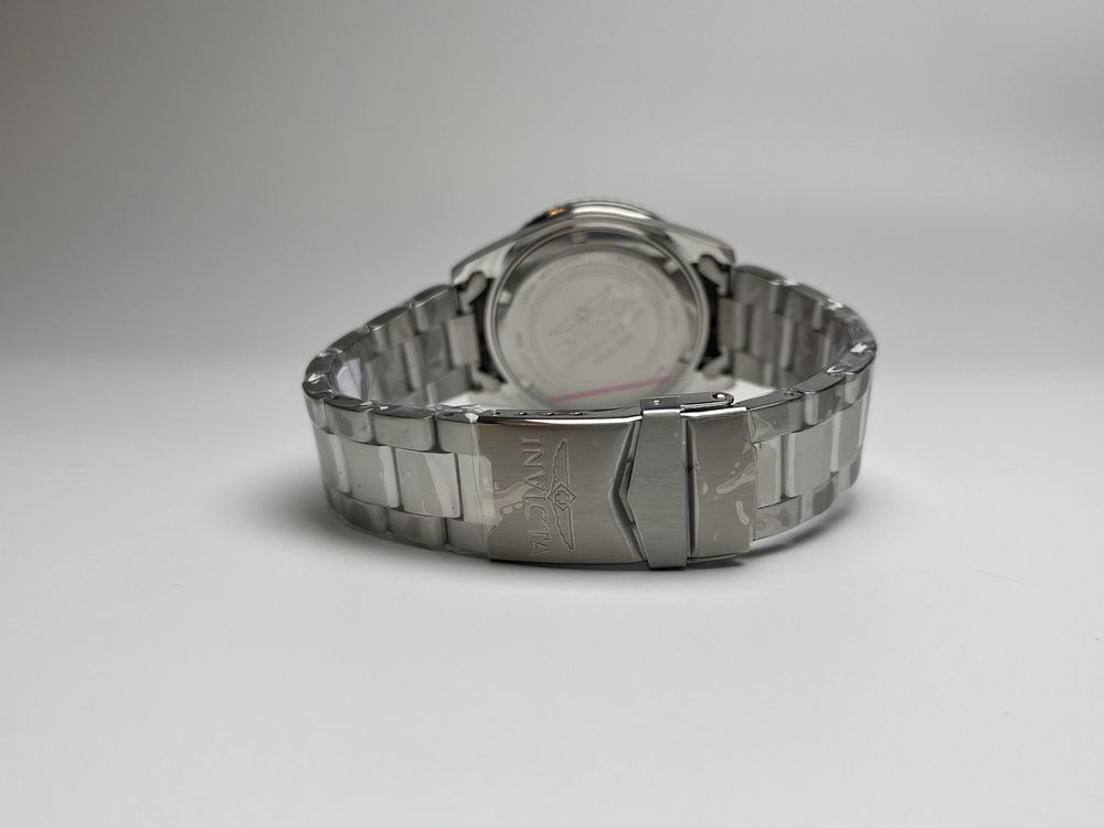 Invicta 49345, сріблястий чоловічий годинник, інвікта годинник