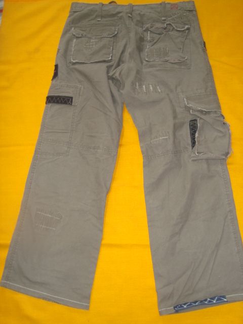spodnie Damskie -khaki roz XL-pas do 102 cm- długie 106 cm-Super