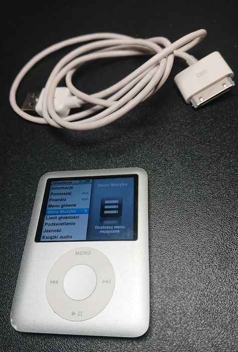 Ipod Nano 3 gen 4GB + kabel