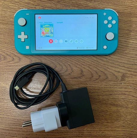 Приставка Nintendo Switch Lite Turquoise 32Gb + оригінальна зарядка