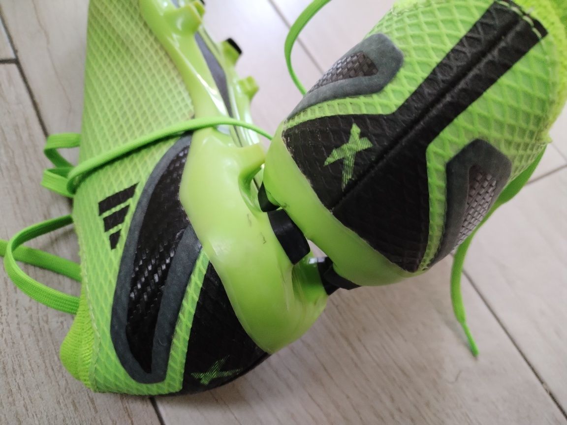 Бутси Adidas X зелені 42розмір