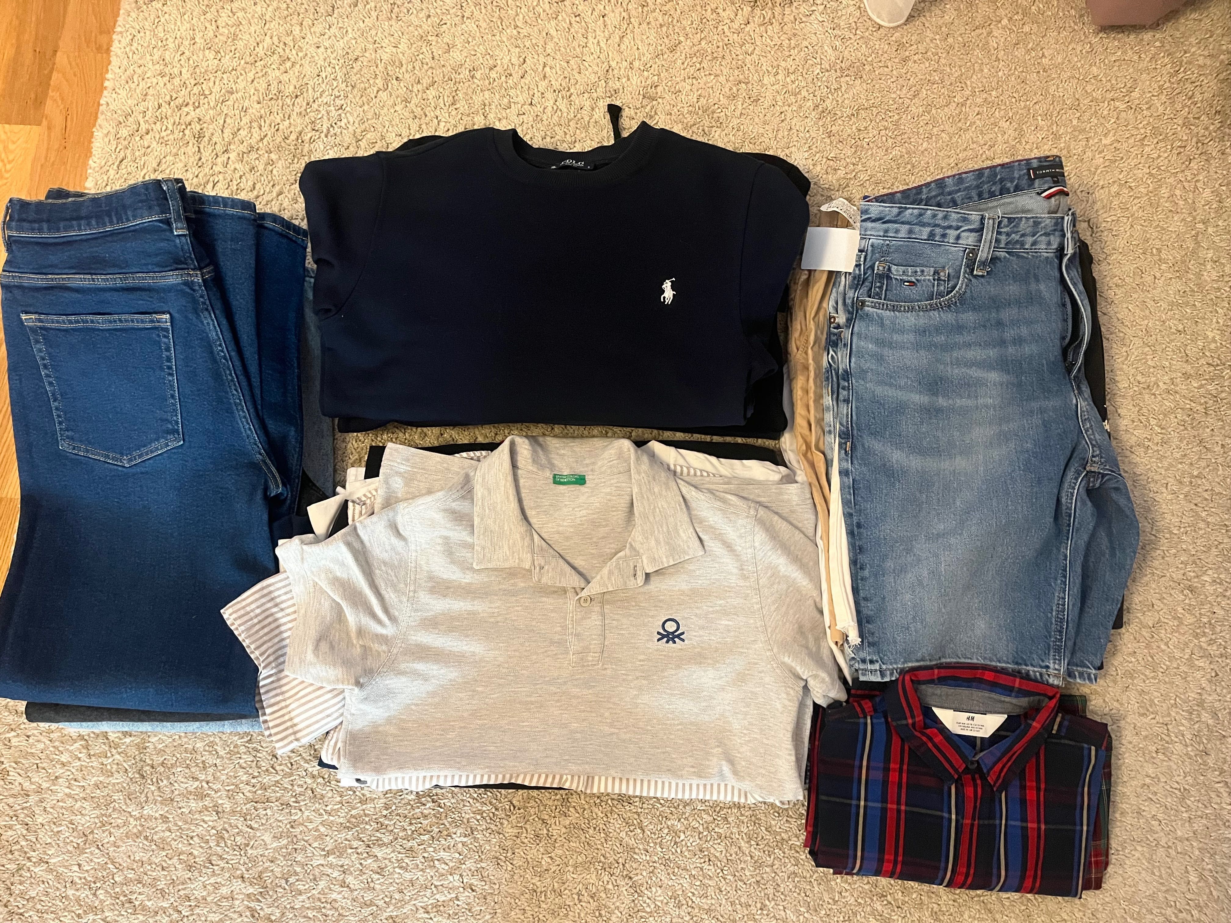Zestaw ubrań dla chłopca rozmiar 164 (Gant, hm, benetton, tommy)
