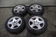 KOŁA FELGI ALUMINIOWE 8D0601025C 5X112 ET45 7J 205/55R16 OPONY ZIMOWE AUDI A6 C5 A4 B6 VW SEAT SKODA