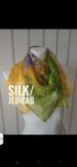 Kolorowa wielobarwna jedwabna apaszka chusta chustka jedwab 100% silk