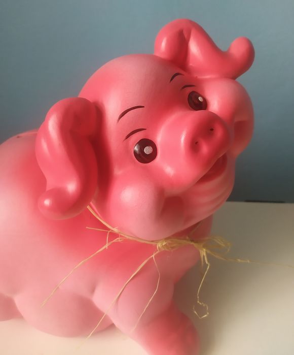 Duża ogromna skarbonka świnka