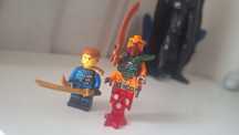 LEGO Ninjago jay & Nadhakan minifigures