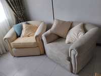 Conjunto de sofás individuais