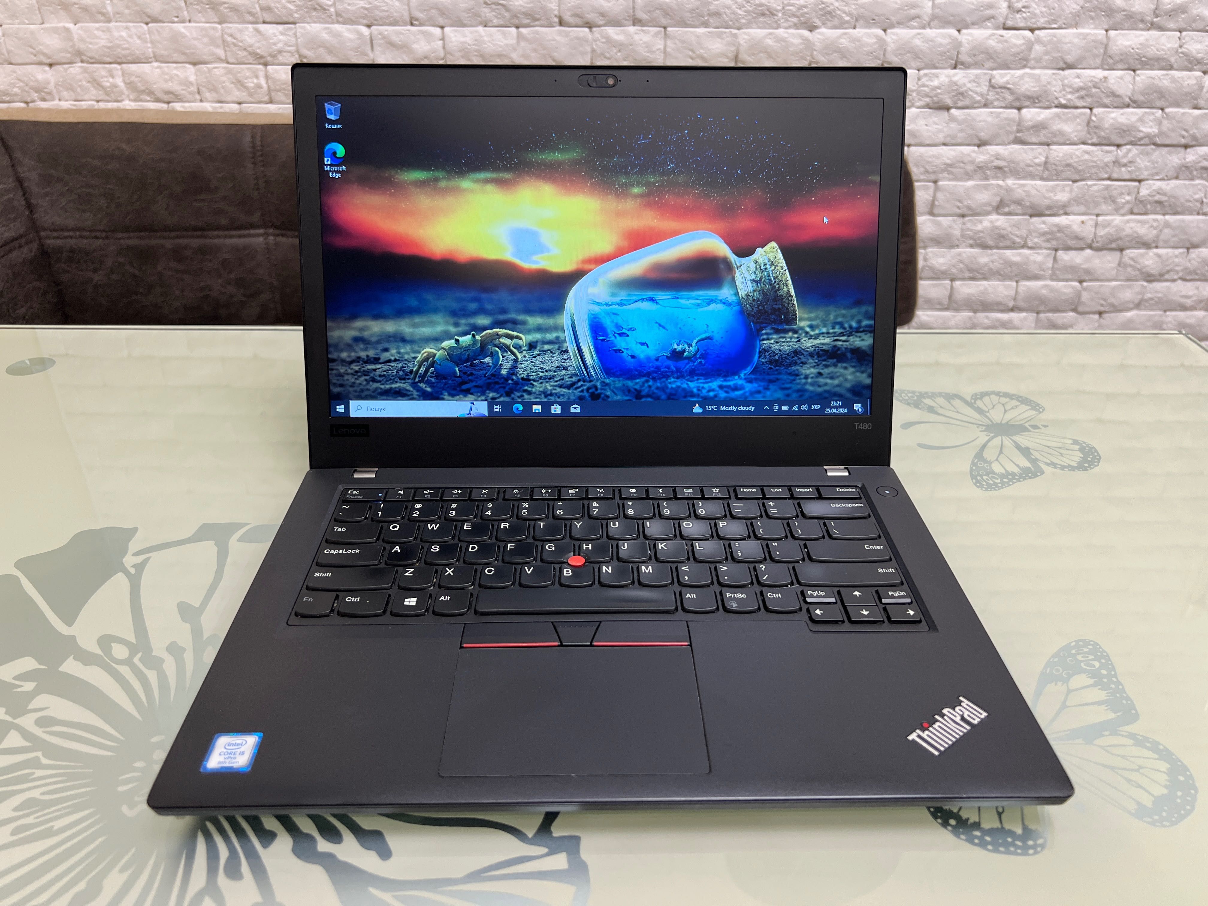 Lenovo ThinkPad T480/i5 8350u/14" HD/RAM 8GB/SSD 128GB