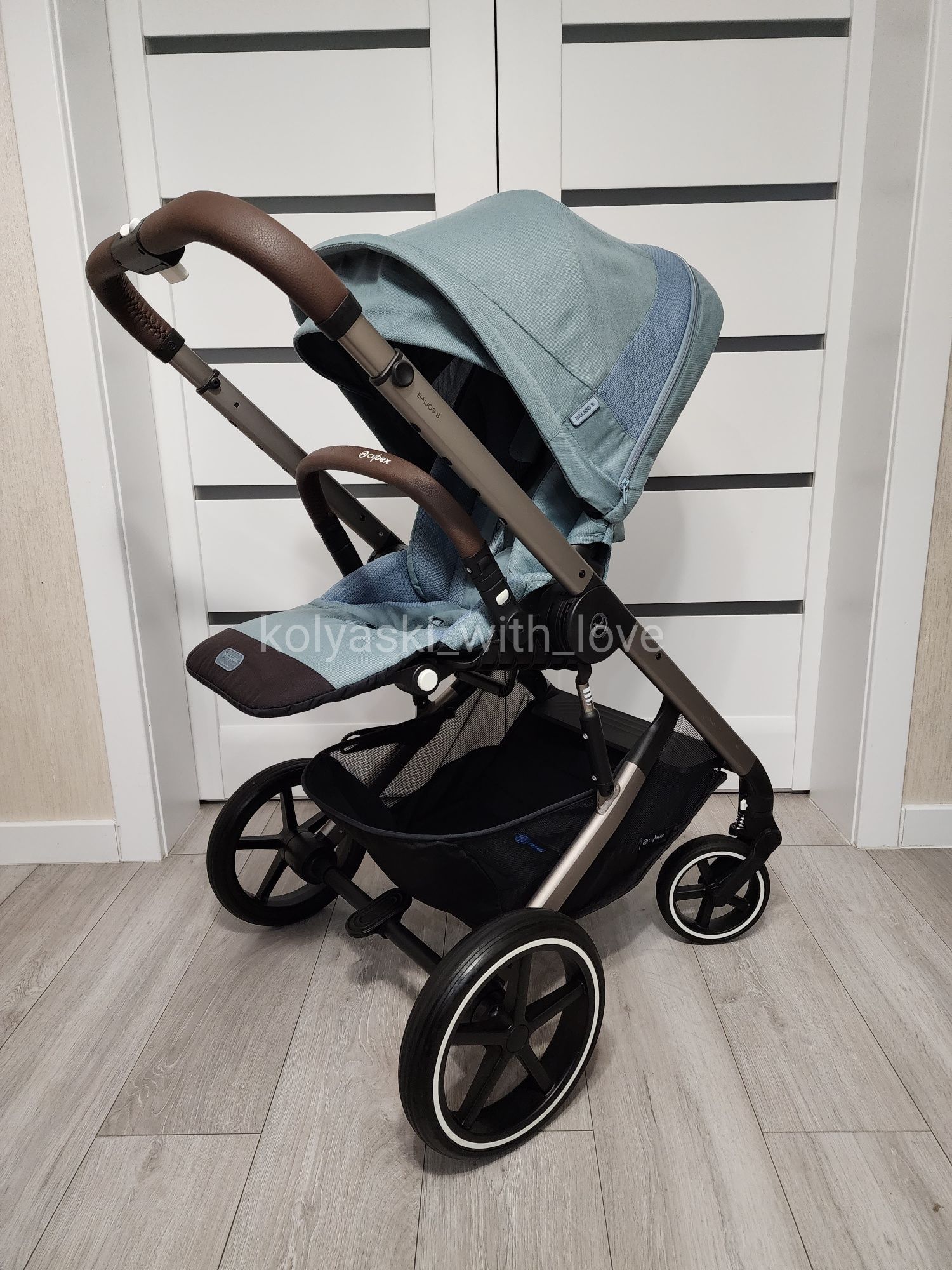 Cybex Balios S Lux Sky Blue + автокрісло Cloud Z i-size Сайбекс Баліос