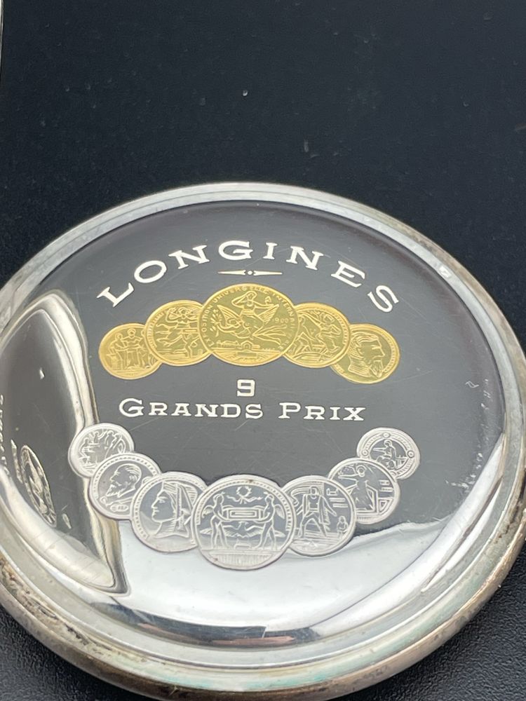 Przepiekny Kieszonkowy Longines Grands prix 9