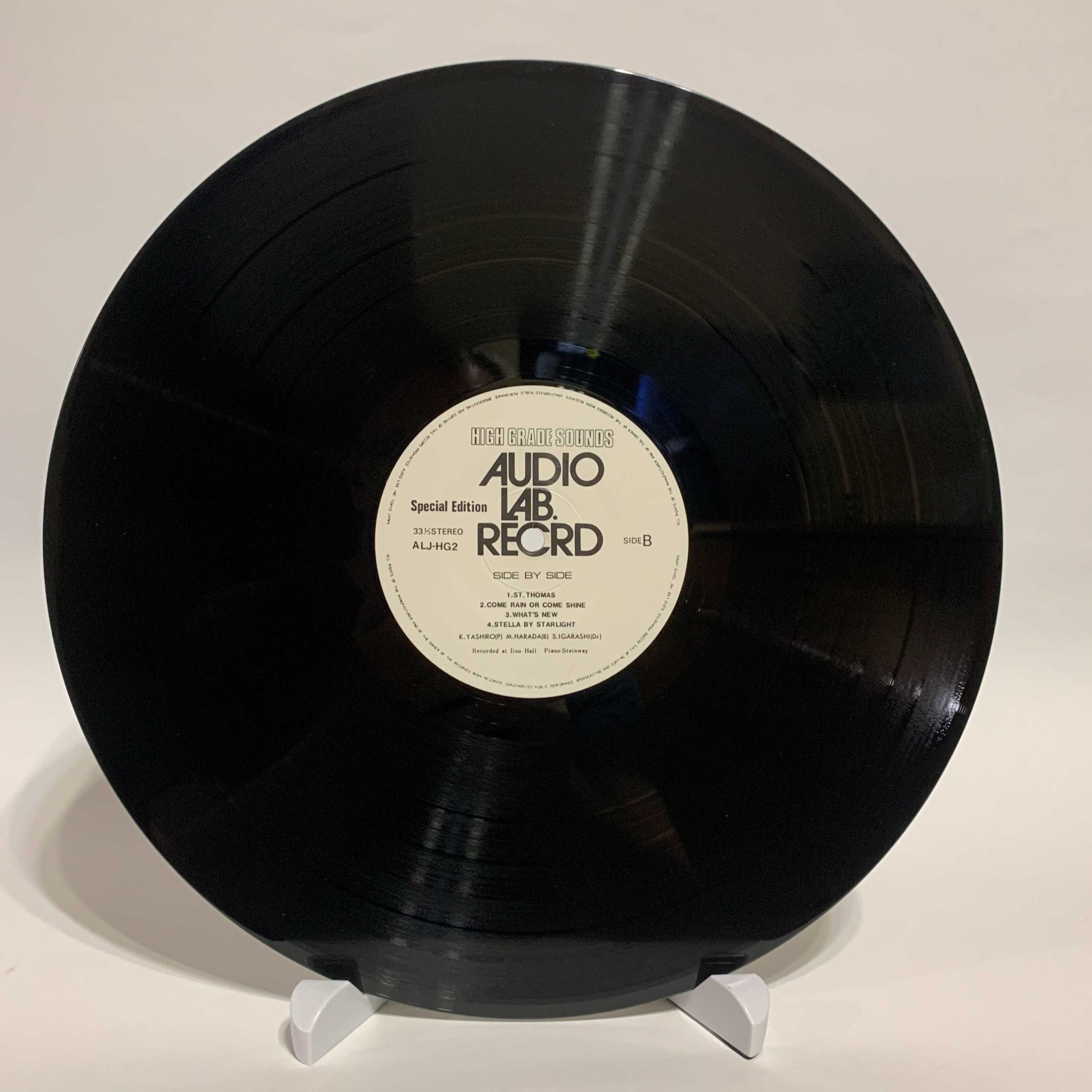 Vinyl Вініл Платівка Jazz Джаз Kazuo Yashiro ‎– Side By Side Audio Lab
