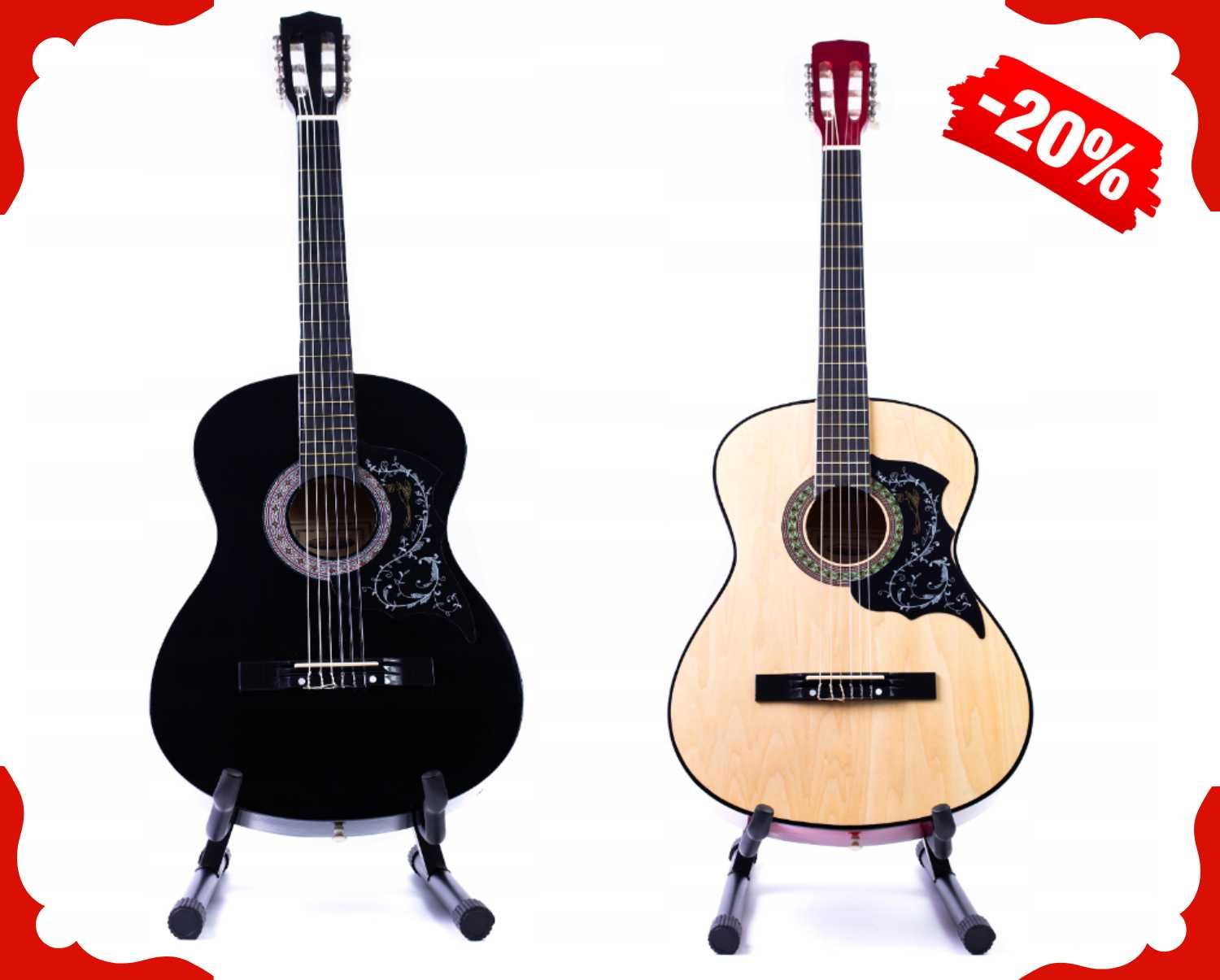 Nowa GITARA Klasyczna Akustyczna 4/4 *44 Początkująca Dzieci (-20%)