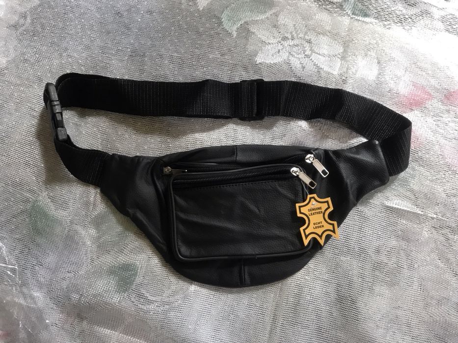 Подарок мужу! Новая кожаная мужская фирменная сумка. Размер 31/15 см