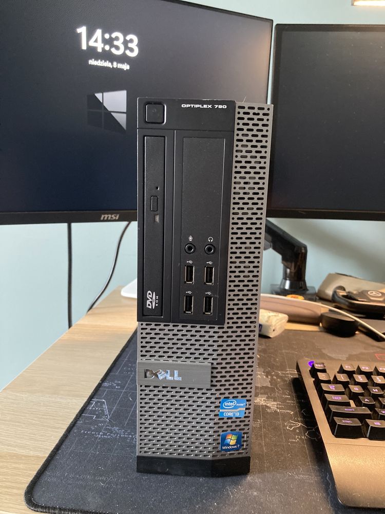 Dell Optiplex 780 i3 3.3GHz, 8GB RAM, 240GB SSD + 500GB HDD W10 PRO