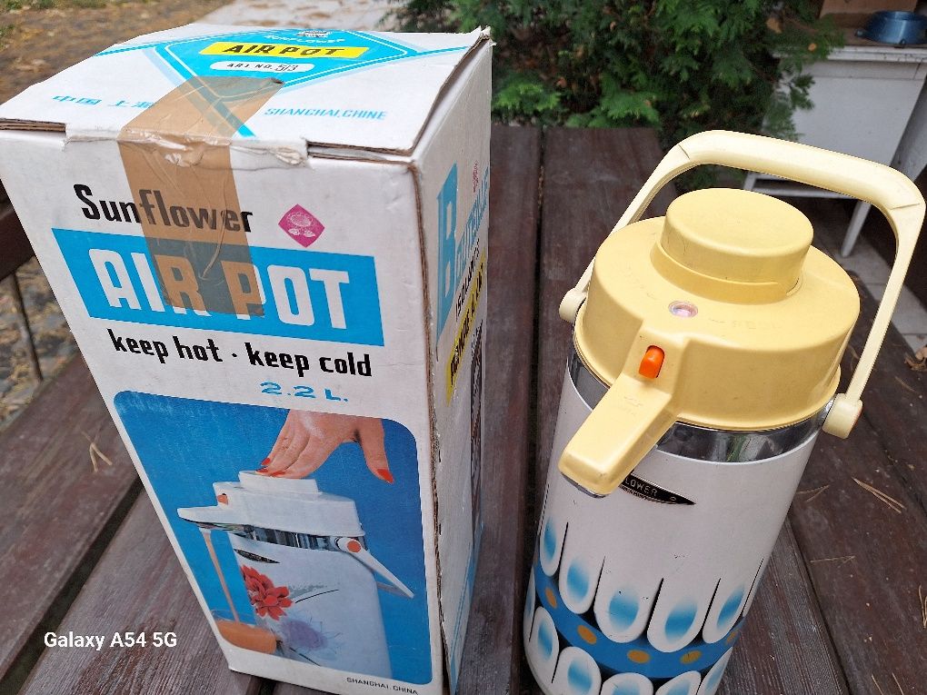 Termos z pompką automatyczny 2,2 L  2 szt. 2,2L