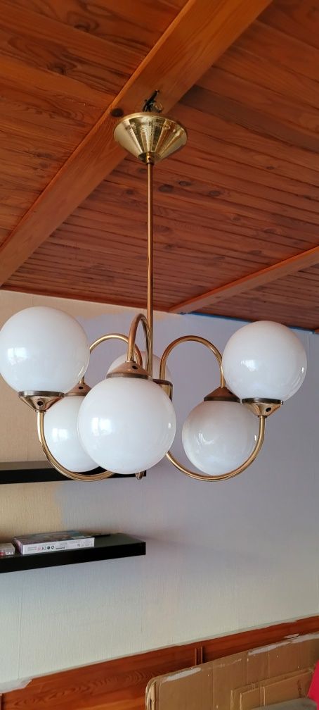 Lampa  Vintage na 5 kloszy