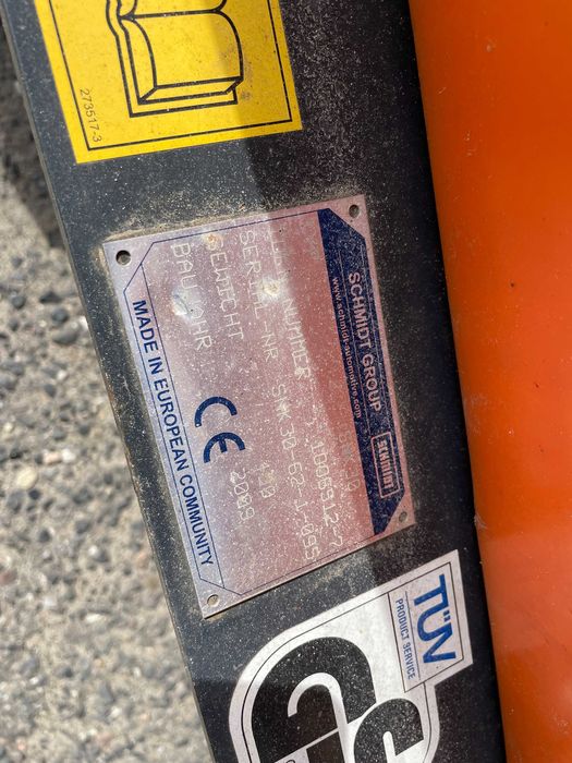 Pług odśnieżny SCHMIDT SNK 30 stan bardzo dobry