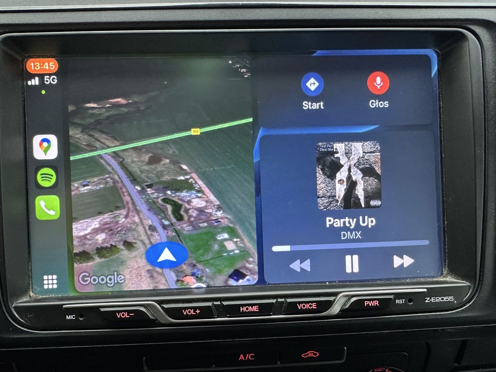Radio Nawigacja Zenec Z-E2055 CarPlay Android Auto Volkswagen Vw